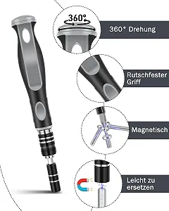 Набір викруток Lyool Mini 50 шт. Магнітний прецизійний механічний інструмент synthetic.ua - Фото 1