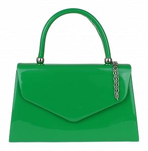 Клатч Girly Handbags лакированный, женский, маленький, жесткий - Фото 1