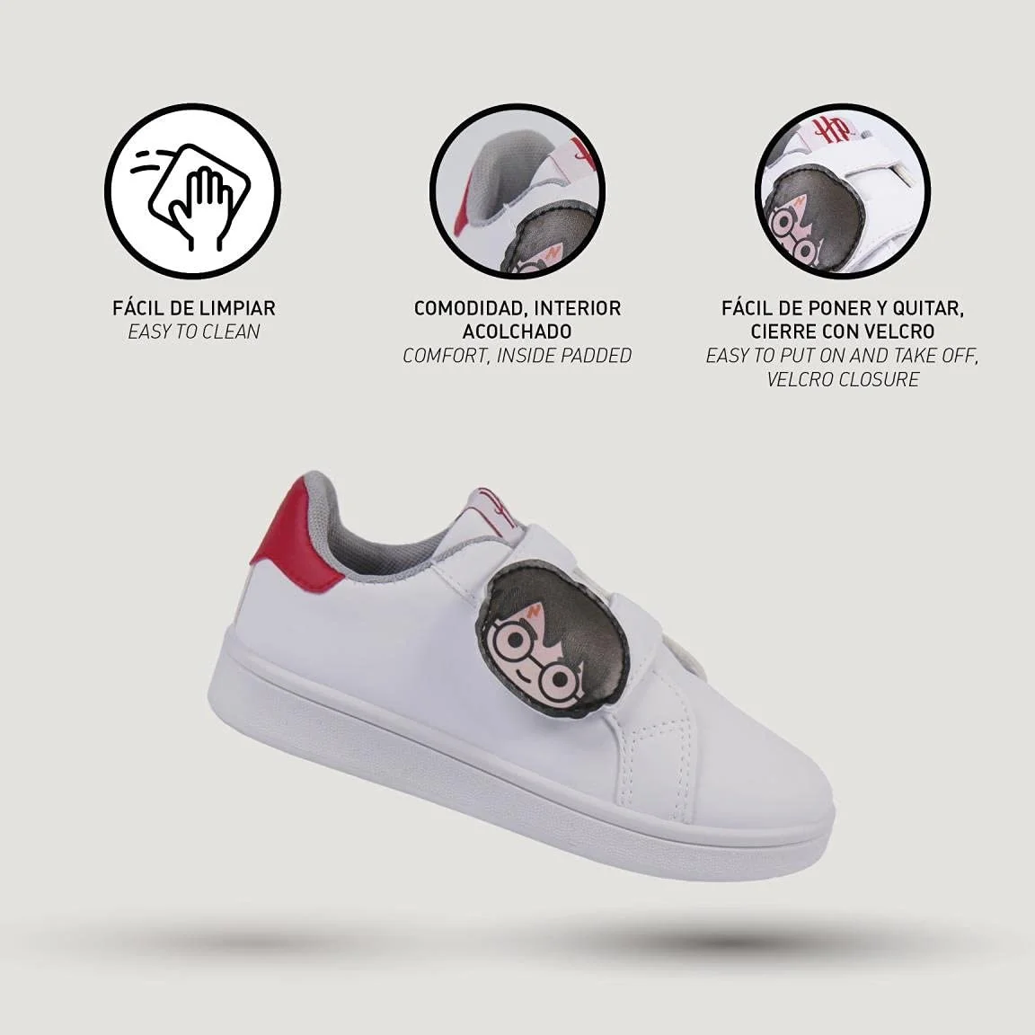 Кеды CERDBasket Pour Fille Blanche D'harry Potter - Лицензия Warner Bros, фото №6