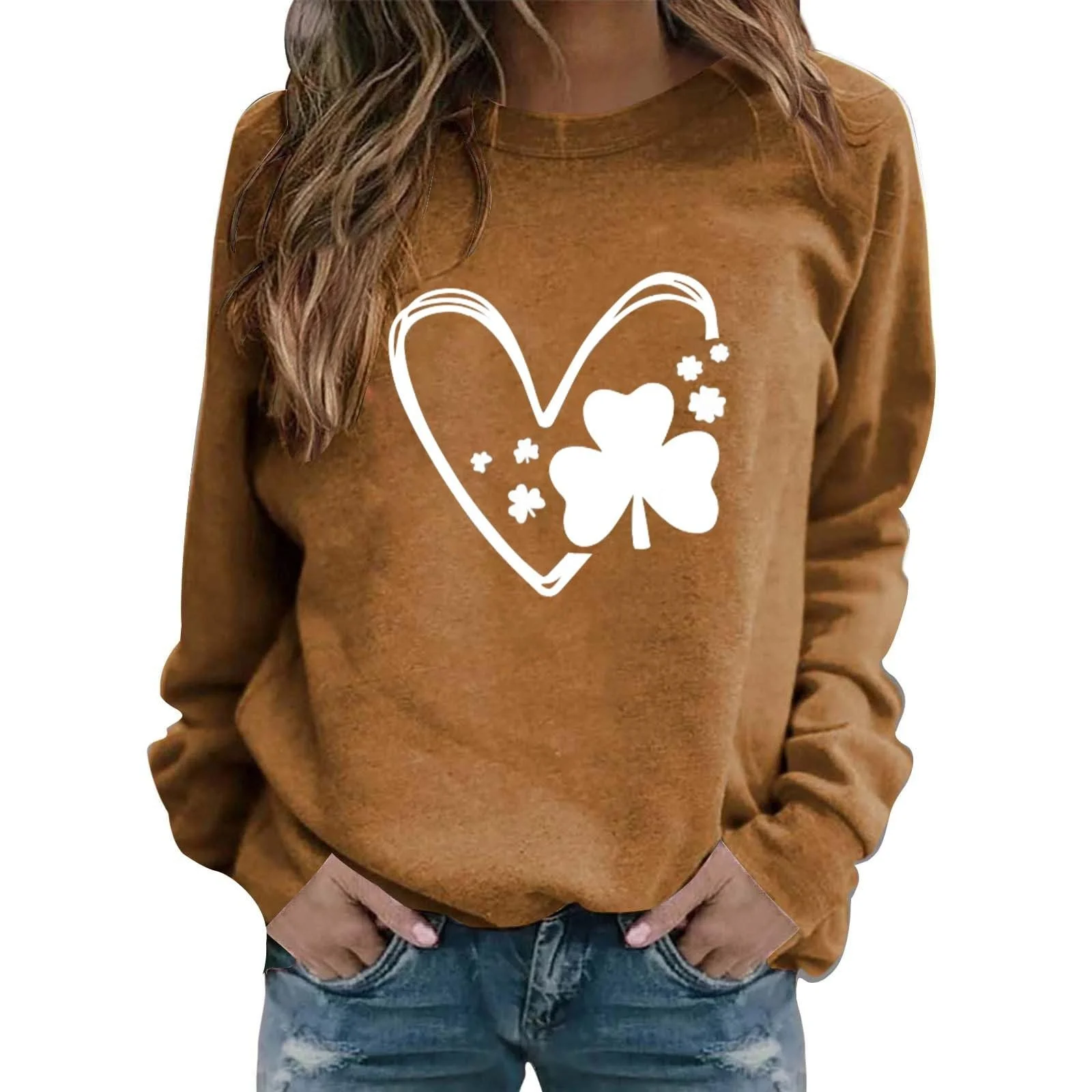 Женский Свитшот с длинными рукавами свободного кроя Модный Повседневный с принтом и молнией, фото №1 Женский Свитшот с длинными рукавами свободного кроя Модный Повседневный с принтом и молнией, фото №1