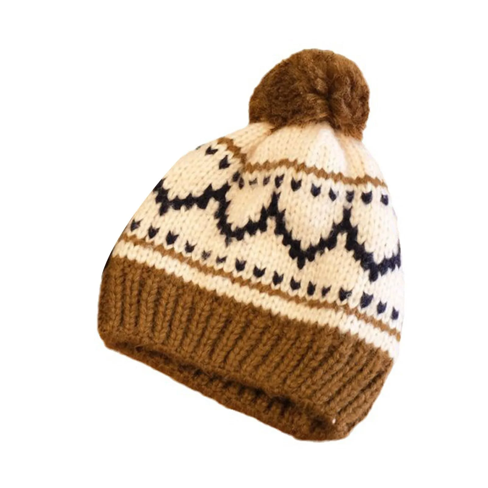 Вязаная зимняя шапка Ldabrye для девочек, ручная работа, фото №4 Вязаная зимняя шапка Ldabrye для девочек, ручная работа, фото №4