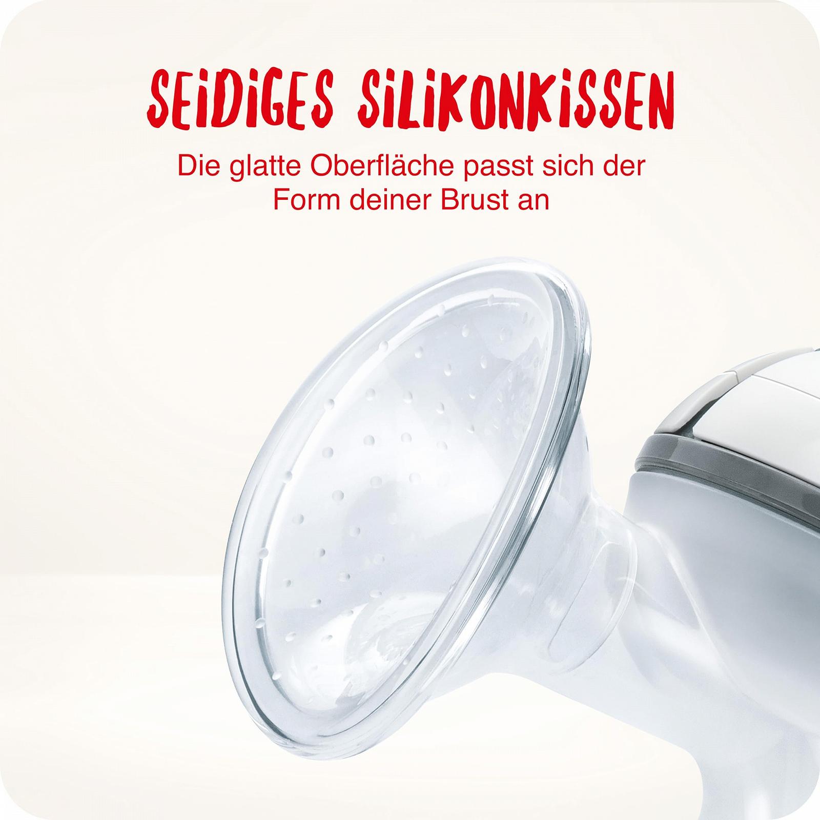 Ручний Молоковідсмоктувач NUK Set Силіконова Подушка Ергономічний важіль насоса 2 дитячі пляшечки Perfect Match 150 мл 2 Одноразові прокладки для годування NUK High-Performance, фото №3 Ручний Молоковідсмоктувач NUK Set Силіконова Подушка Ергономічний важіль насоса 2 дитячі пляшечки Perfect Match 150 мл 2 Одноразові прокладки для годування NUK High-Performance, фото №3