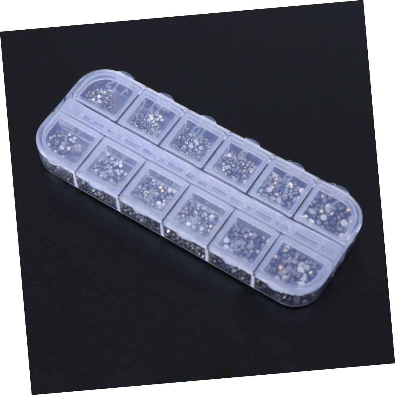 Набір для манікюру STOBOK 3360 шт стрази для нігтів, бісер, кристали, фото №5