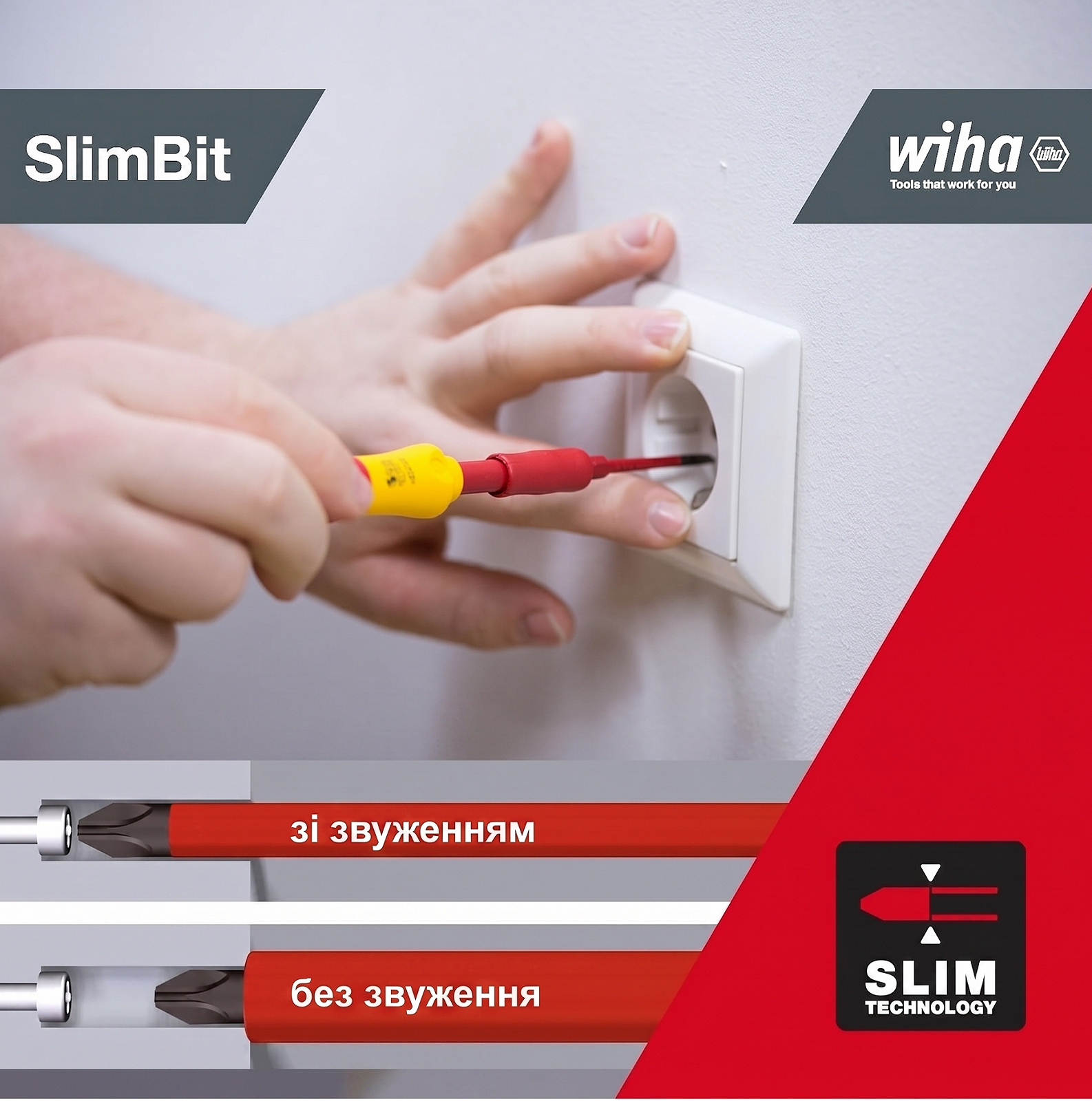 Набір діелектричних динамометричних викруток Wiha TorqueVario-S electric 14 предметів (40674) / 0.8–5.0 Нм / 1000В VDE / 9 біт slimBit, фото №4 Набір діелектричних динамометричних викруток Wiha TorqueVario-S electric 14 предметів (40674) / 0.8–5.0 Нм / 1000В VDE / 9 біт slimBit, фото №4