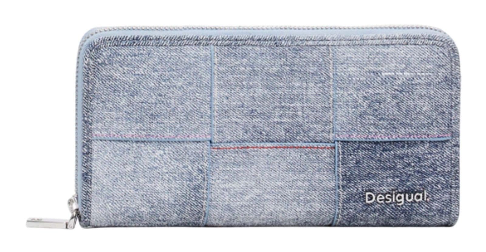 Кошелек Desigual Mone Denim Fiona Long Denim Raw, фото №1