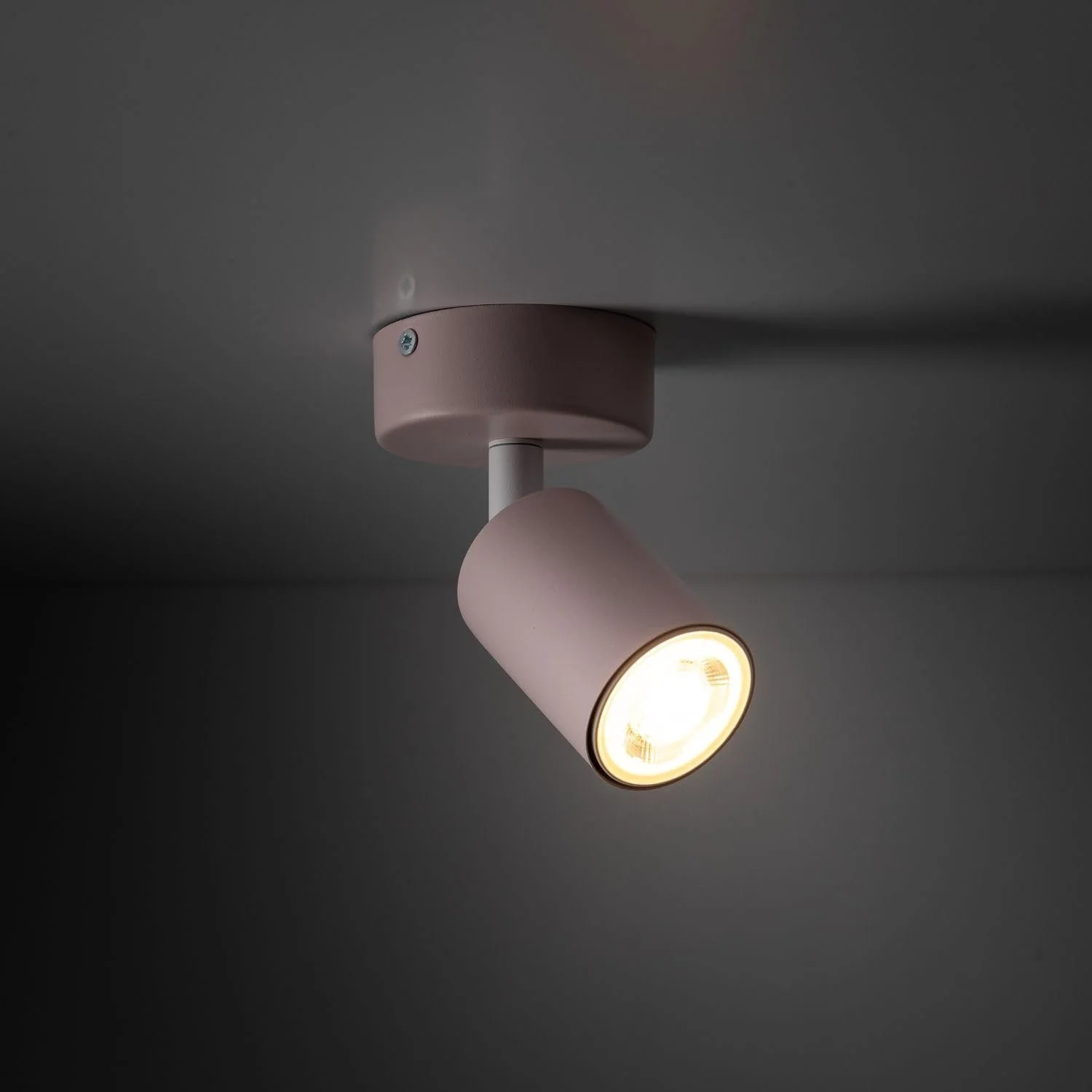 Світильник Licht-Erlebnisse Jason для дитячої кімнати GU10 13 см рожевий, фото №5