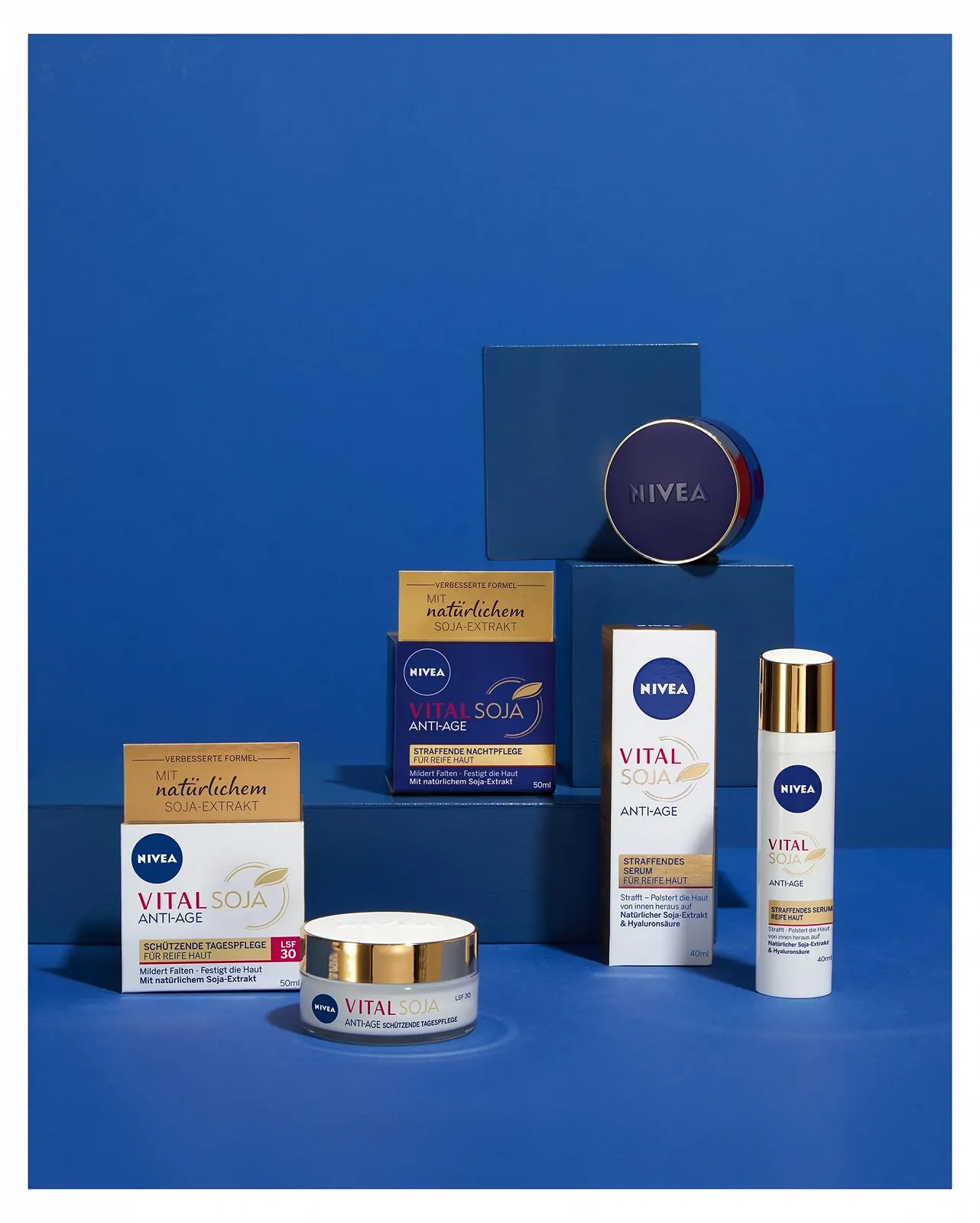 Денний крем для обличчя Nivea Vital Soy Protective зміцнювальний SPF 30, 50 мл, фото №6 Денний крем для обличчя Nivea Vital Soy Protective зміцнювальний SPF 30, 50 мл, фото №6
