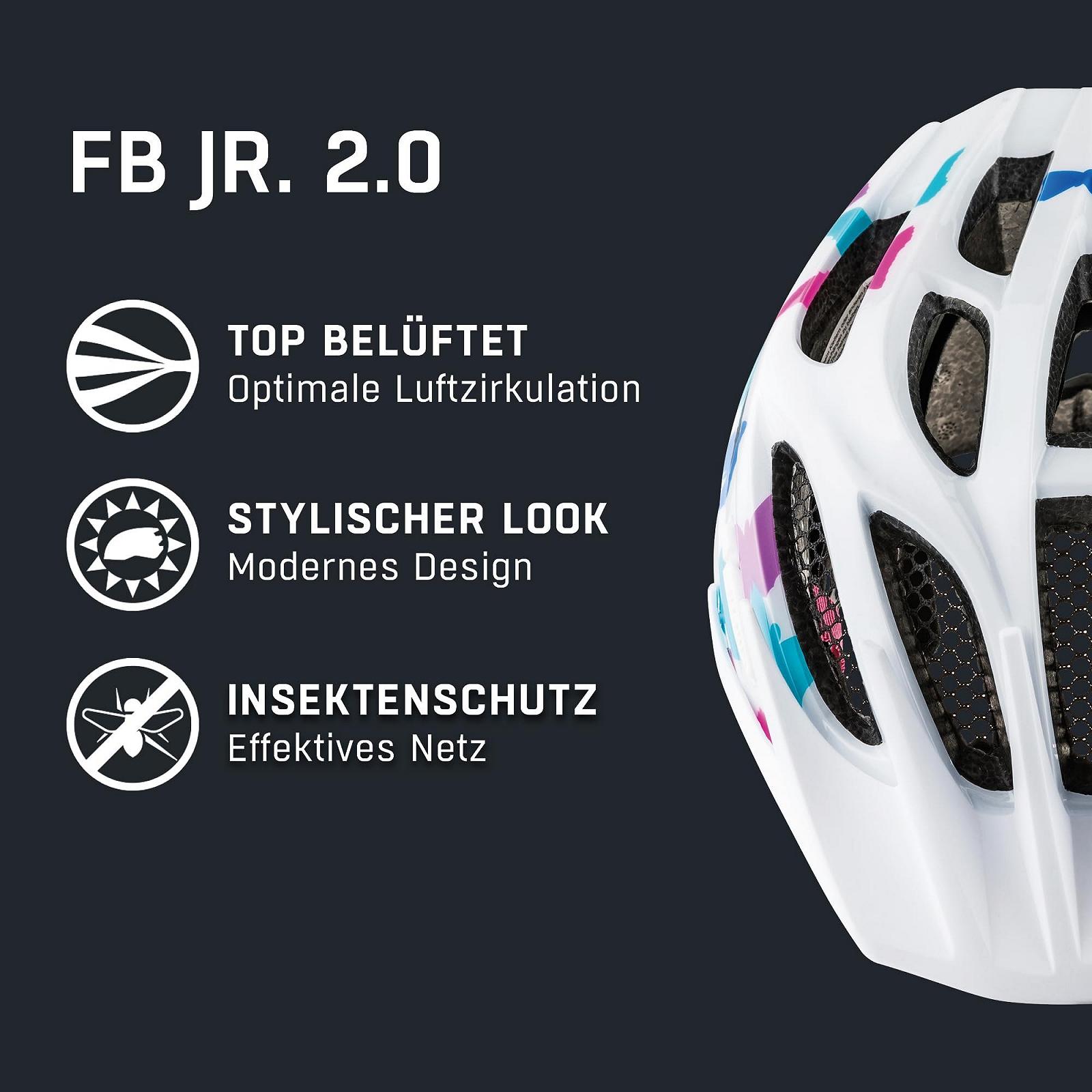 Шолом дитячий велосипедний Alpina FB 2.0 Jr. Помаранчево-чорний, фото №2