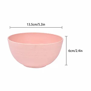 Миска IDISON Пластиковый набор мисок 5 штук Небьющиеся миски для лапши, хлопьев, 530 мл synthetic.ua - Фото 1