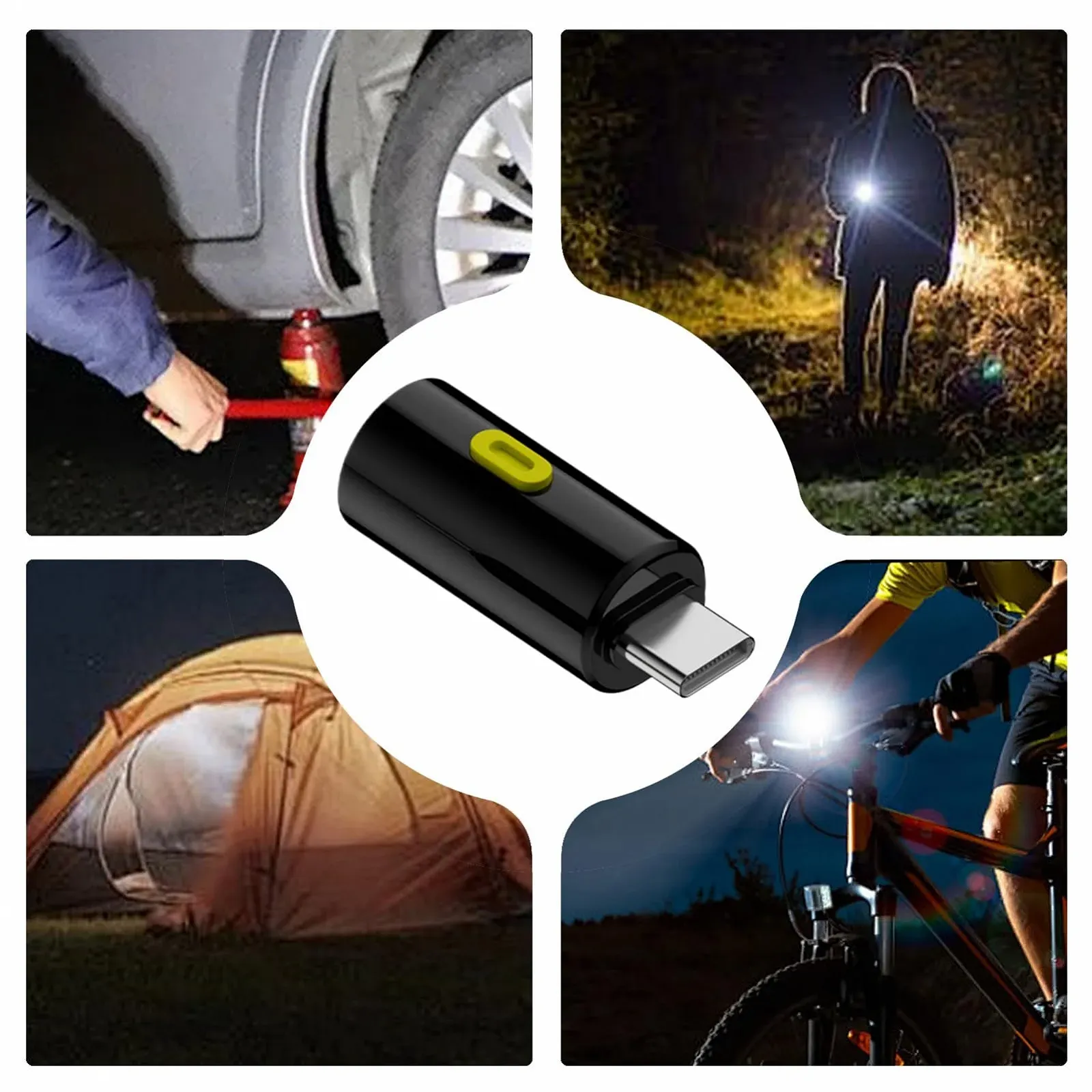 Мини-фонарик Тип C Компактный, фото №5