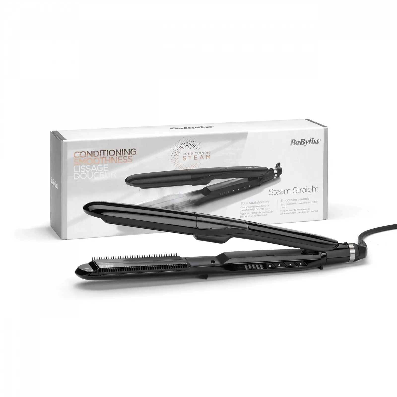Паровой выпрямитель для волос BaByliss Steam Straight ST492E, фото №8