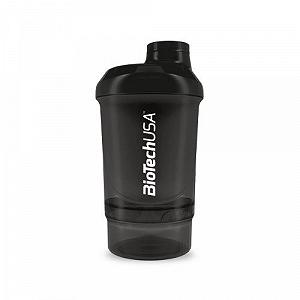 Шейкер Biotech Shaker Wave Nano 2 in 1 300 ml 150 Panther Black - Фото 1