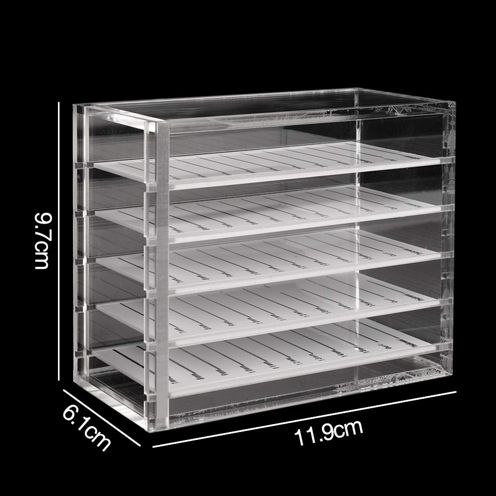 Контейнер ATOMUS 5 Layers Acrylic для зберігання накладних вій і косметики, фото №4