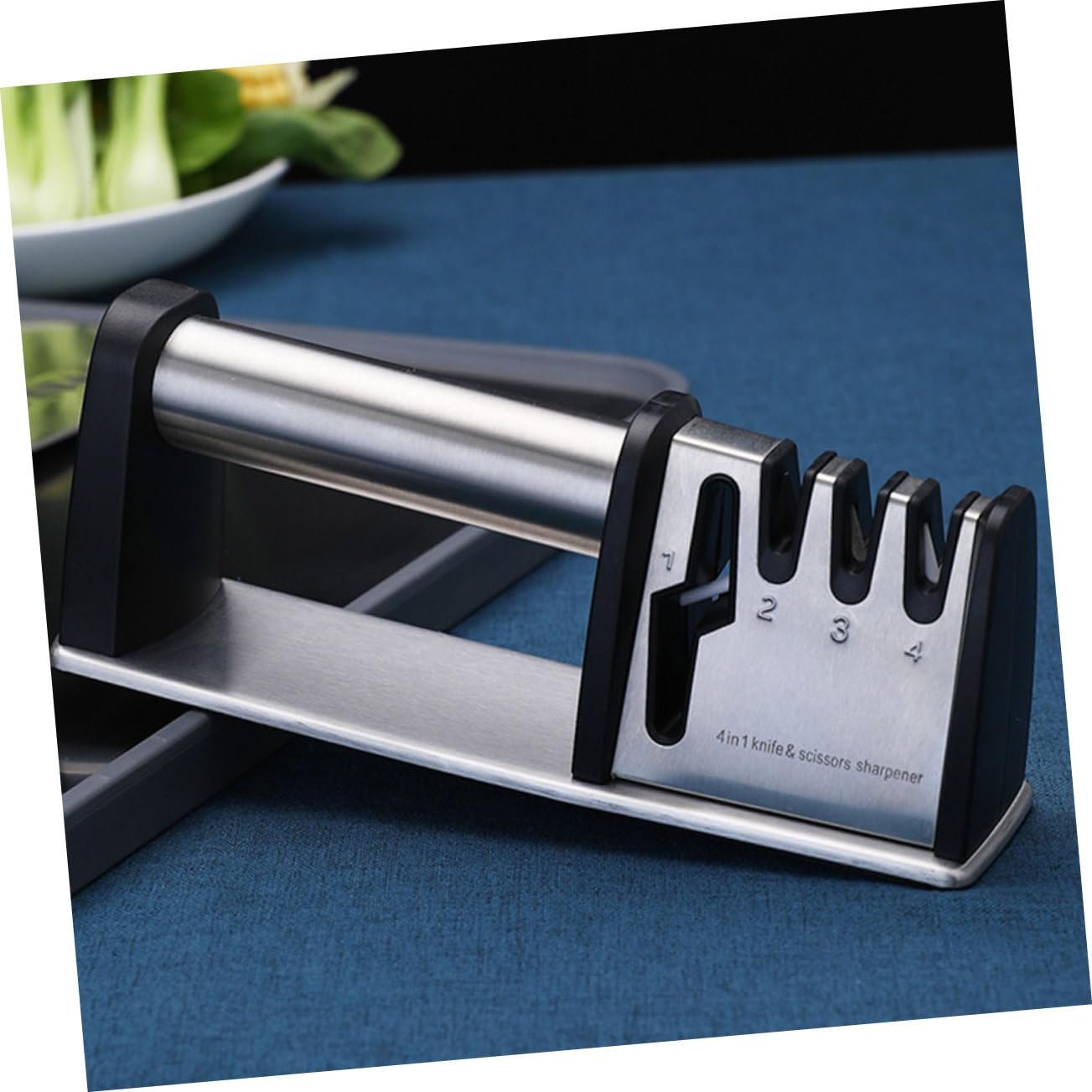 Точилка для ножей и ножниц VALICLUD ручная эргономичная безопасная, фото №2