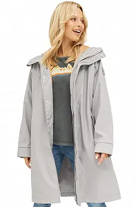 Женская дождевая куртка Derbe Wittby Прямая Длинная Водонепроницаемая synthetic.ua - Фото 1