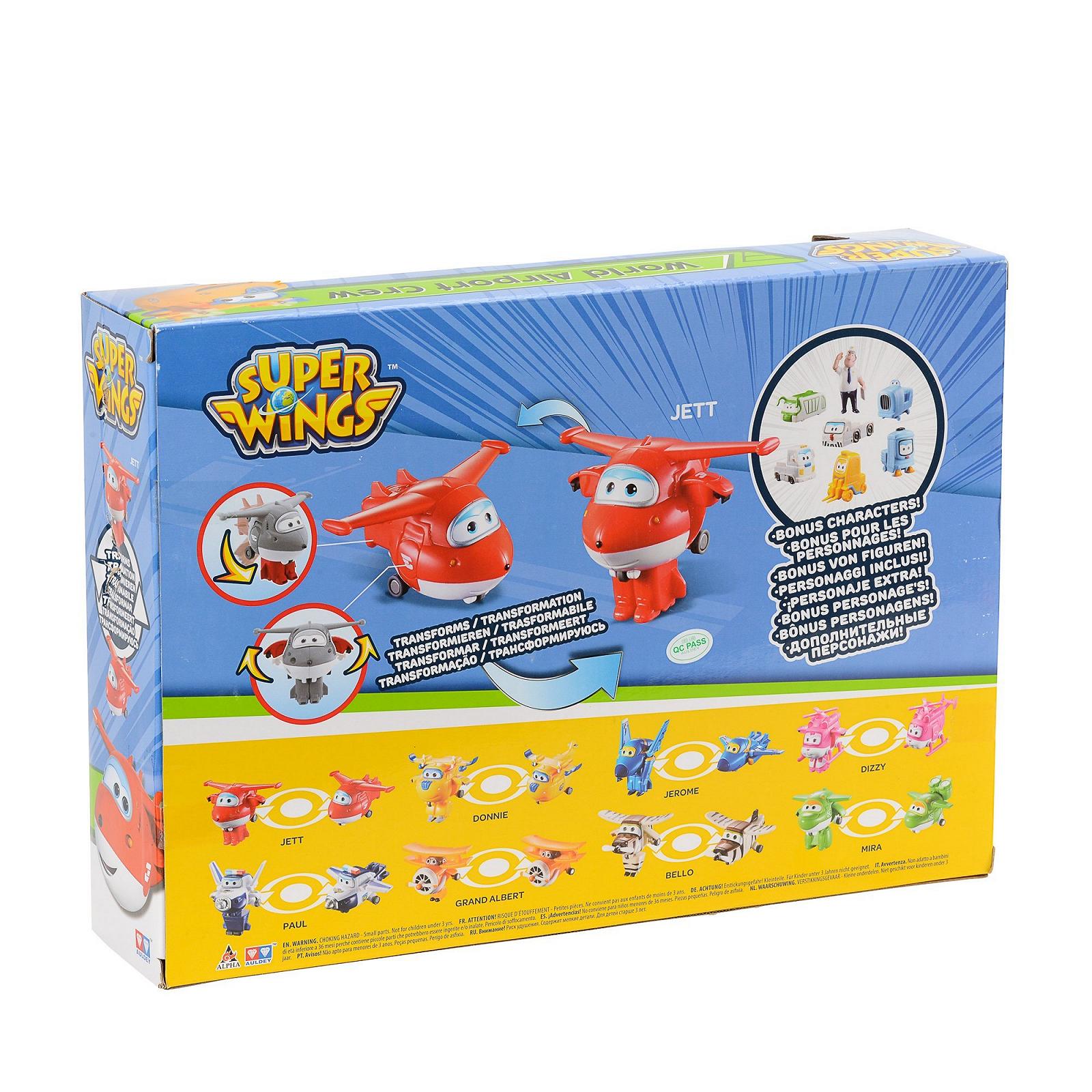 Фигурки Transform-a-Bots Alpha Group Co., Ltd. Super Wings World Airport Crew Series 1 Коллекционный набор 15 штук 5,1 см, фото №4