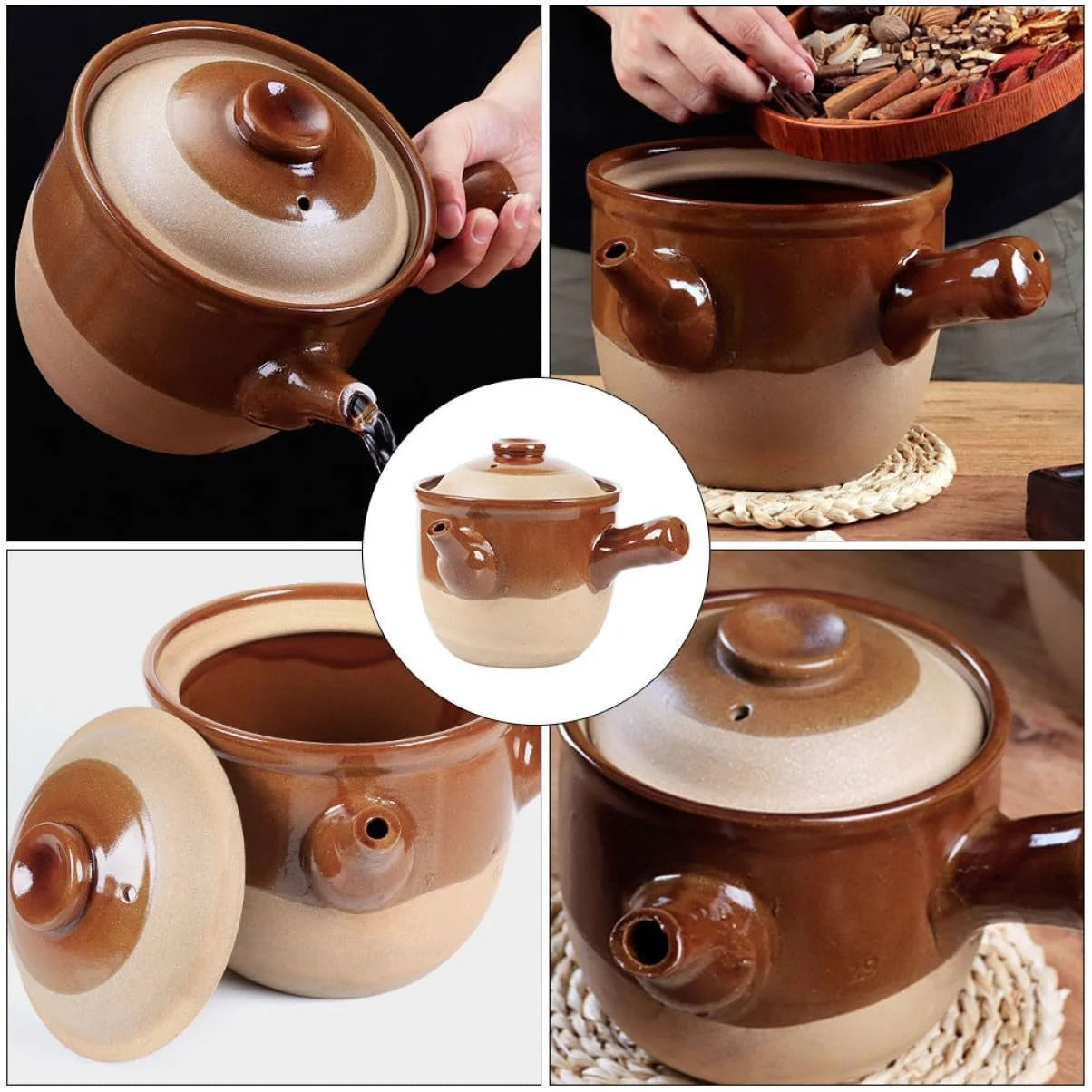 Ківш традиційний китайський термостійкий для відкритого вогню універсальний, фото №3