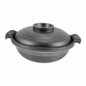 Кастрюля-жаровня Multifunktionaler Керамическая с двойной ручкой Термостойкая Долговечная Пригодна для посудомоечной машины - Фото 1