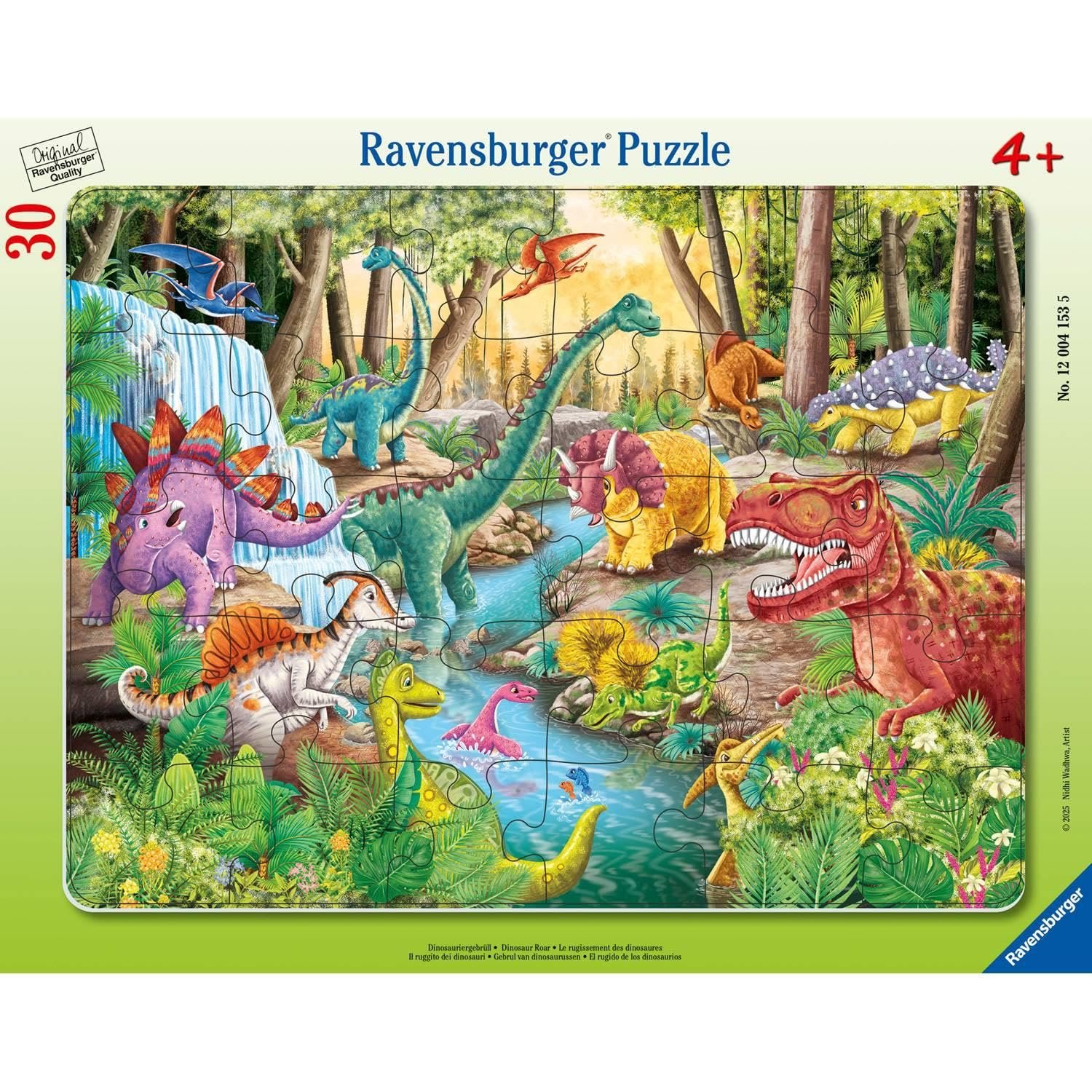 Пазл Ravensburger The Roar of the Dinosaurs 12004153 30-48 деталей, фото №1