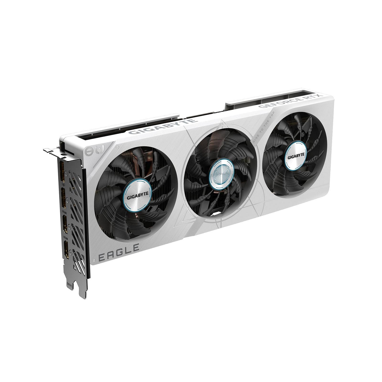 Gigabyte GeForce RTX 4060 Ti Eagle OC 8G 3 вентилятора WINDFORCE 8 ГБ 128-бит GDDR6 GV-N406TEAGLEOC-8GD, фото №3