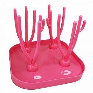 Сушка для детских бутылочек Кактус розовая [tsi237544-TSI] synthetic.ua - Фото 1