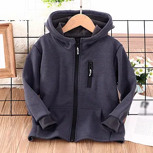 Детская Флисовая Куртка Зимние Теплые Пальто для Мальчиков Девочек Ветрозащитная Мягкая Удобная Повседневная Спортивная synthetic.ua - Фото 1