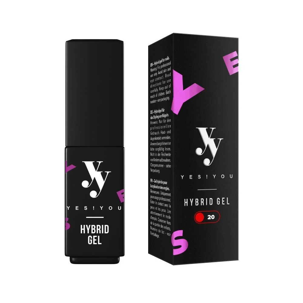 Гель-лак YES!YOU Красный Цвет № 20, 4,5 г, фото №3