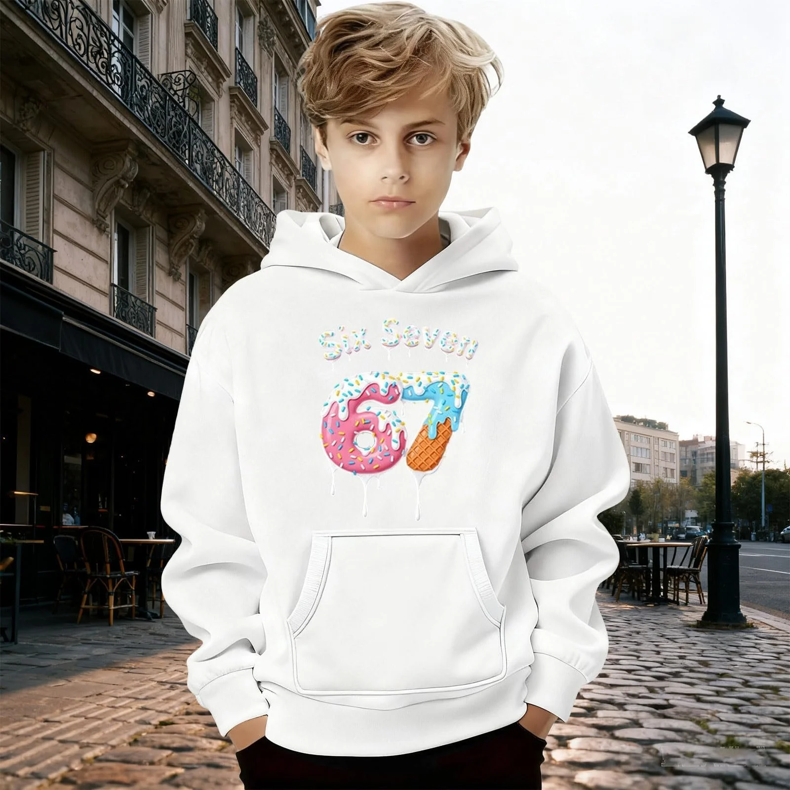 Пуловер для мальчиков 164 с принтами 67, мягкий детский 134, свитеры, худи 152, зимняя тренировочная куртка 140, зимняя куртка, флисовый джемпер 176, спортивный костюм, флисовая куртка, фото №3