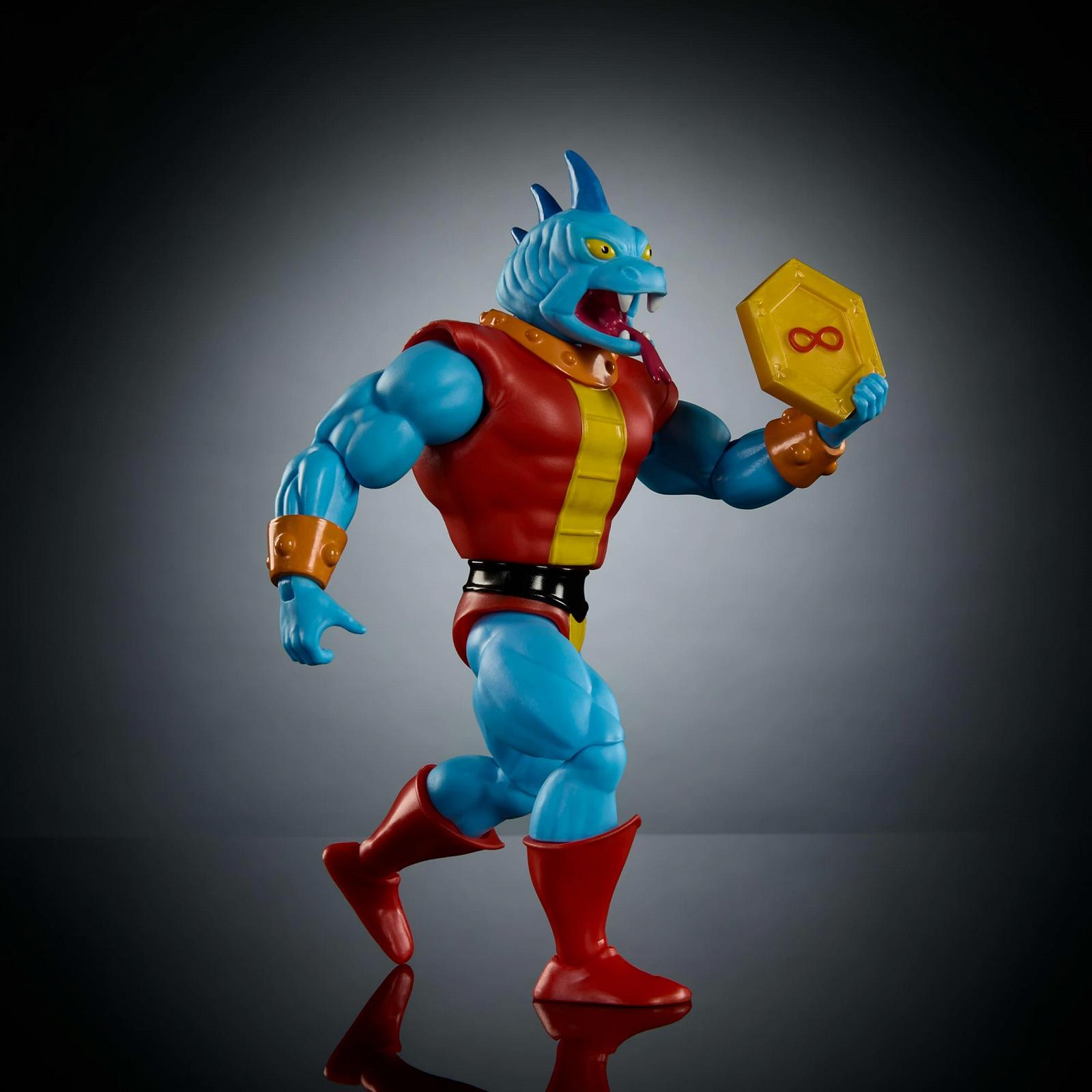 Фігурка Fang Man Masters of The Universe Origins JBM91, 14 см, лиходій з ТБ 1980-х, з іклами та аксесуарами, фото №3