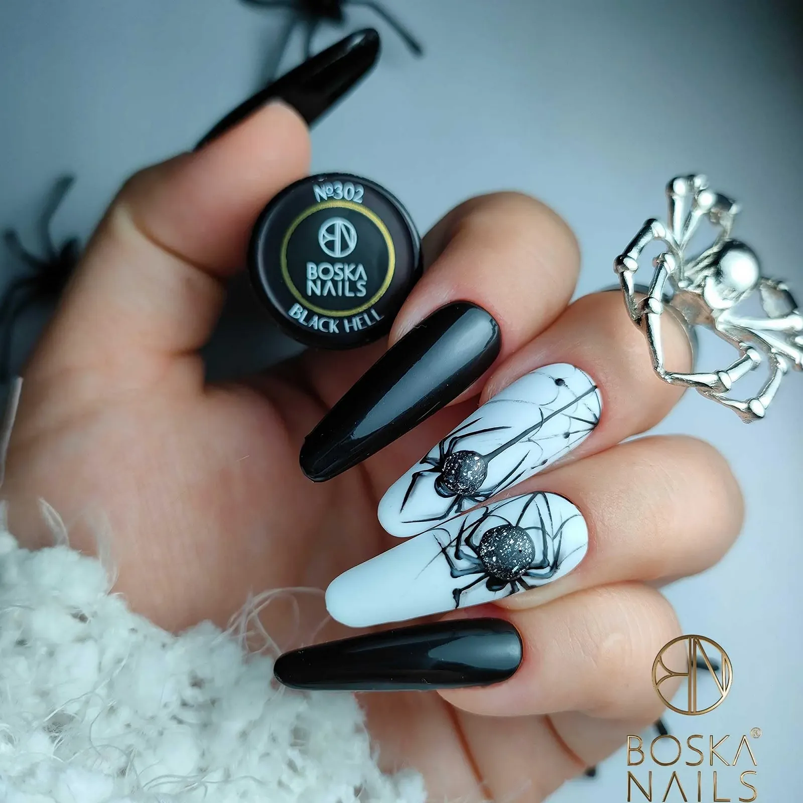 Гель-лак Boska Nails, набор из двух штук, DIVINE Collection, White Angel No.301, Black Light #302, 6 мл, фото №9 Гель-лак Boska Nails, набор из двух штук, DIVINE Collection, White Angel No.301, Black Light #302, 6 мл, фото №9