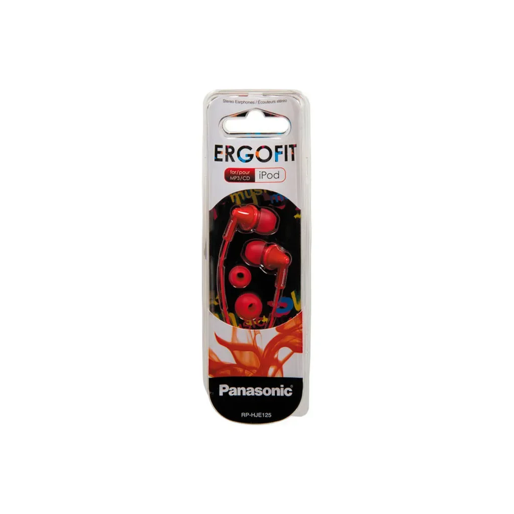 Наушники Panasonic RP-HJE125E-R, фото №2
