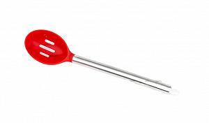 Ложка кухонная силиконовая FRU-490-Red красная - Фото 1