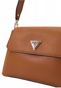 Сумка через плече GUESS Sora Girlfriend Flap, Cognac synthetic.ua - Фото 1