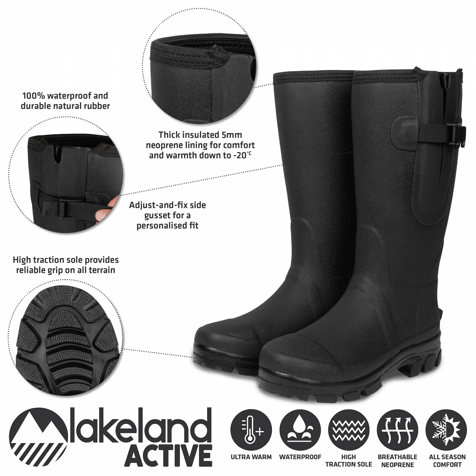 Сапоги резиновые мужские Lakeland Active Helton с неопреновой подкладкой, фото №2