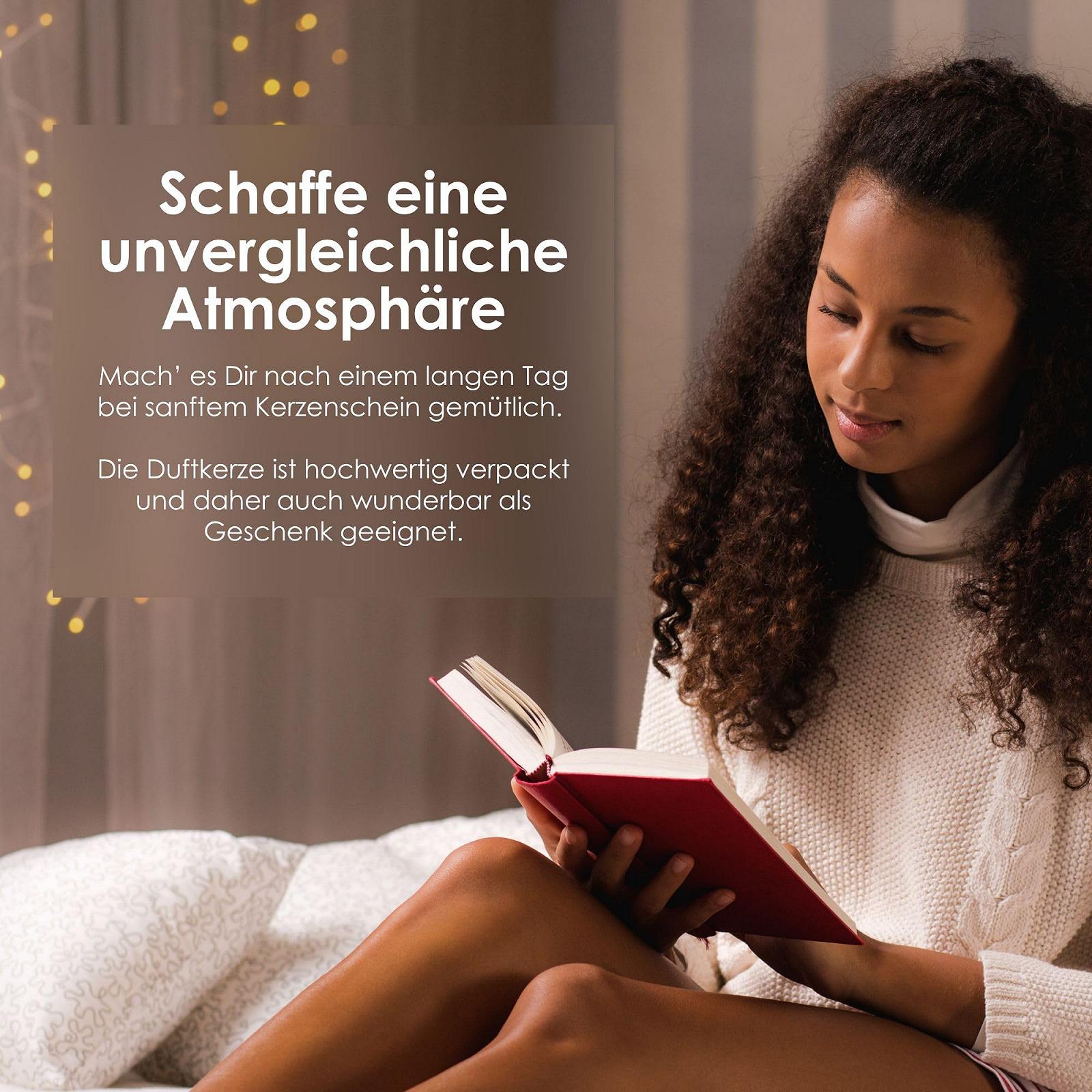 Свічка Jean & Len Aromatic Therapy Peony & Lychee Натуральний соєвий віск Делікатний квітковий аромат 120 г, фото №4