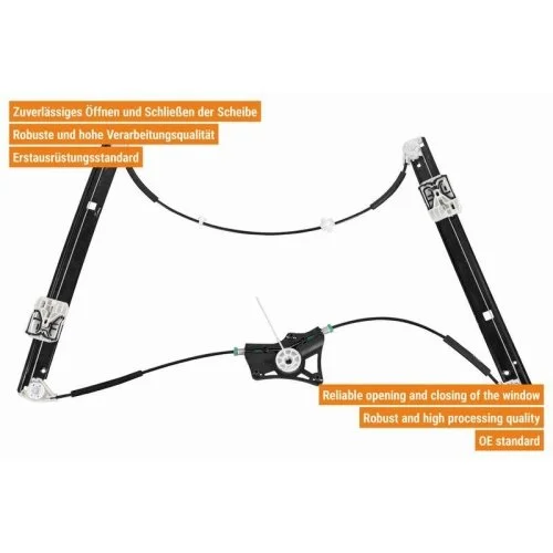 Склопідйомник VAICO V10-7663 Green Mobility Parts для AUDI SEAT SKODA VW VAG, фото №4