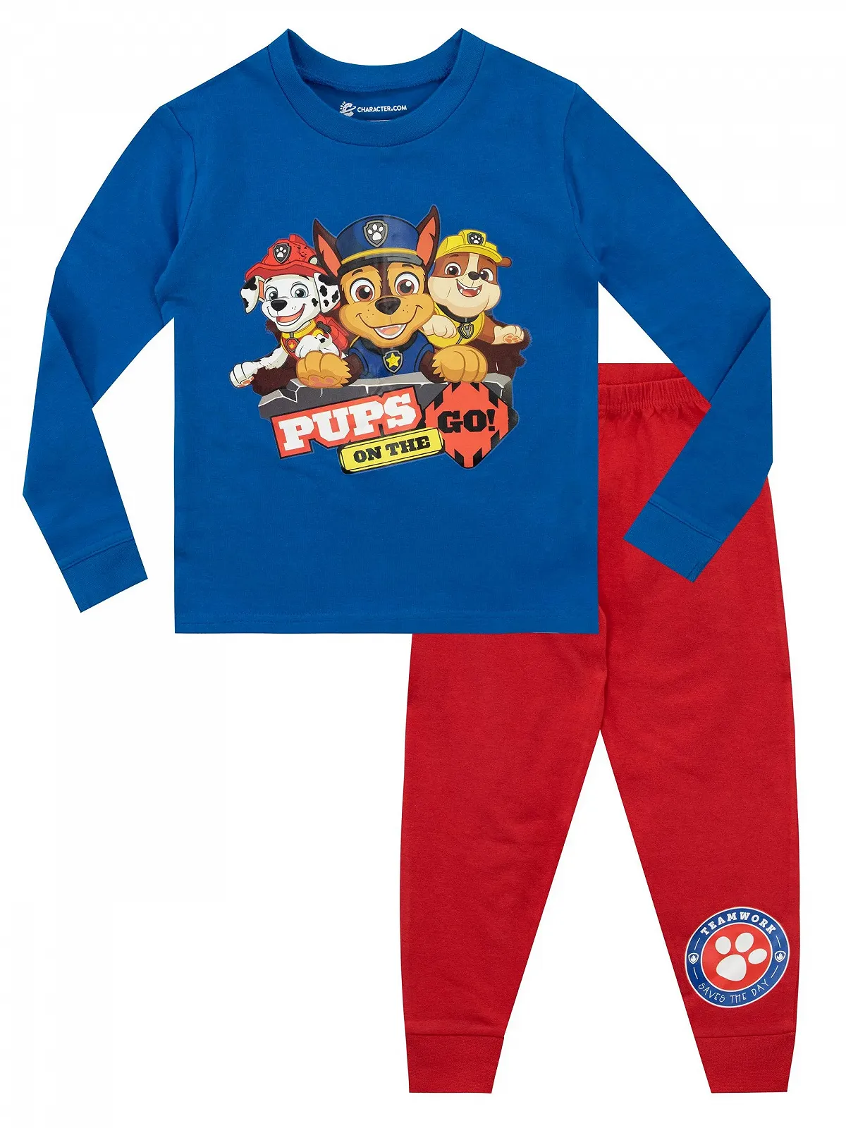 Піжама PAW PATROL Chase Marshall and Rubble Slim Fit для хлопчиків, фото №1