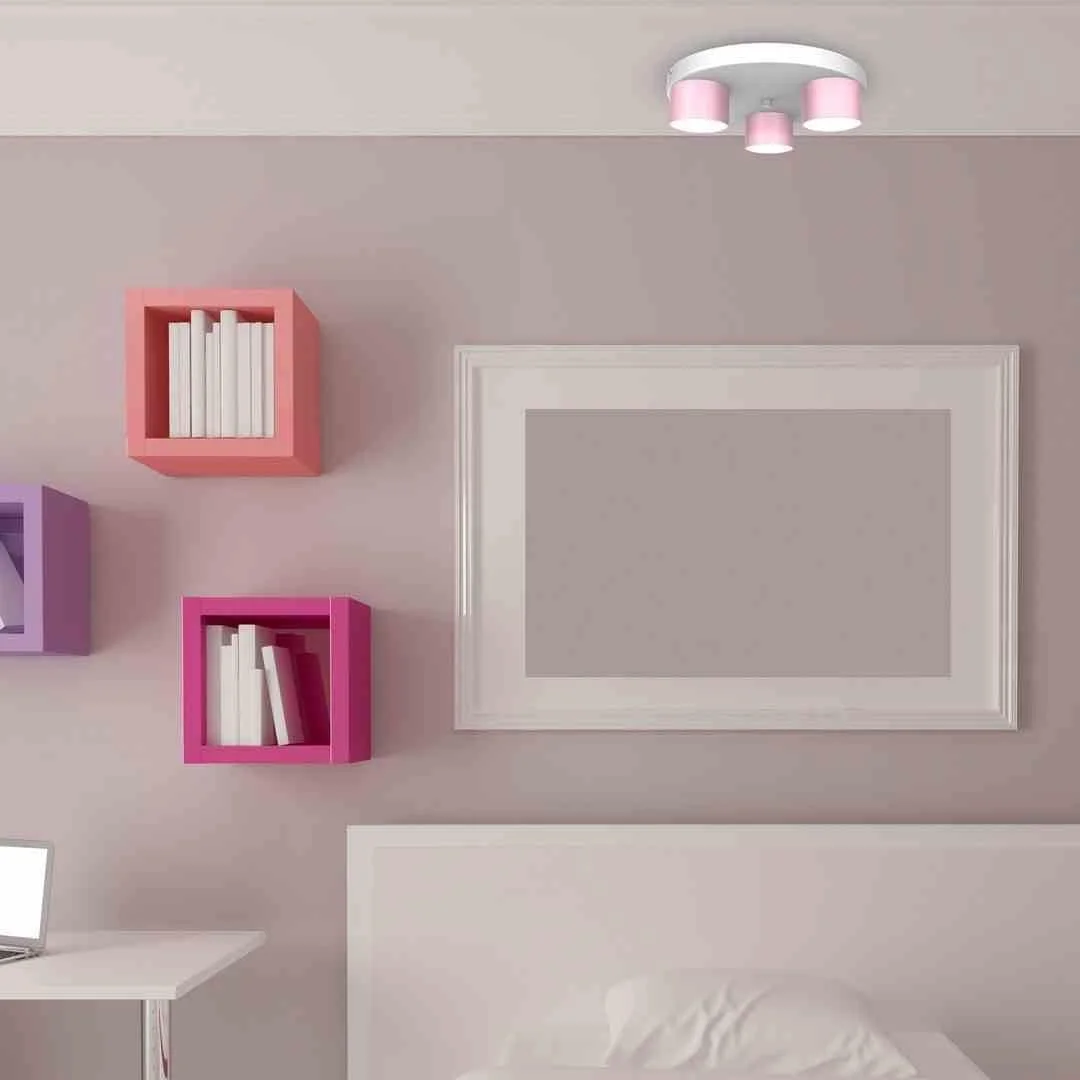 Світильник Eko-Light Milagro DIXIE 3 x GX53 Рожевий/Білий, фото №4