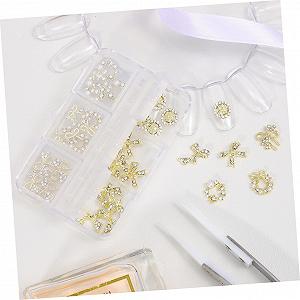 Металлические украшения для ногтей FRCOLOR, набор 30 шт., металлические подвески, плоская задняя часть, универсальные стили, прочный сплав для маникюра synthetic.ua - Фото 1