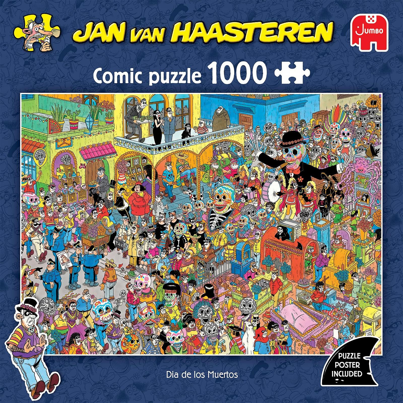 Пазл Jan Van Haasteren Dia de Los Muertos 1000 деталей Jumbo, фото №2