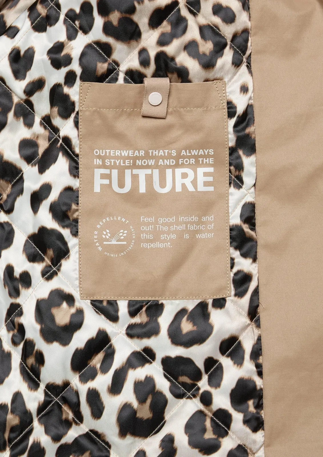 Тренч s.Oliver Утеплений з внутрішнім принтом, фото №3