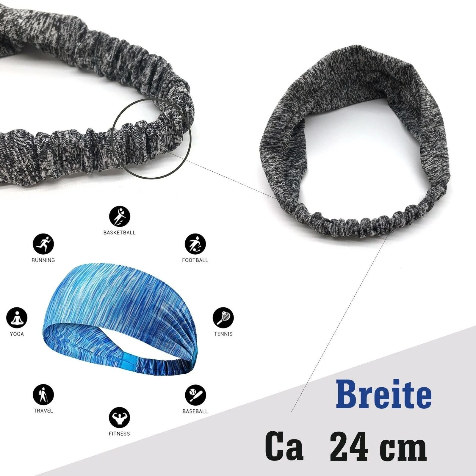 Набір з еластичних пов'язок для жінок, фото №4