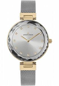Женские часы Jacques Lemans Milano 1-2139G, серебристый/золотой/серебристый, браслет - Фото 1