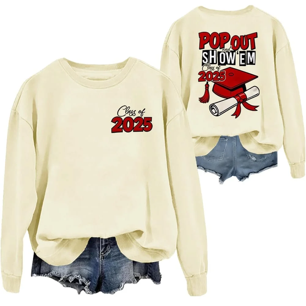 Світшот Class Of, Pop Out And Show Em Shirt, з довгими рукавами, фото №1