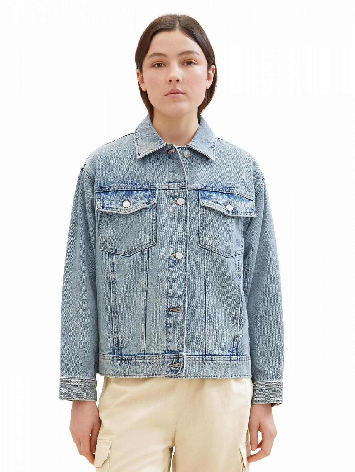 Джинсовая куртка TOM TAILOR Denim женская, фото №1
