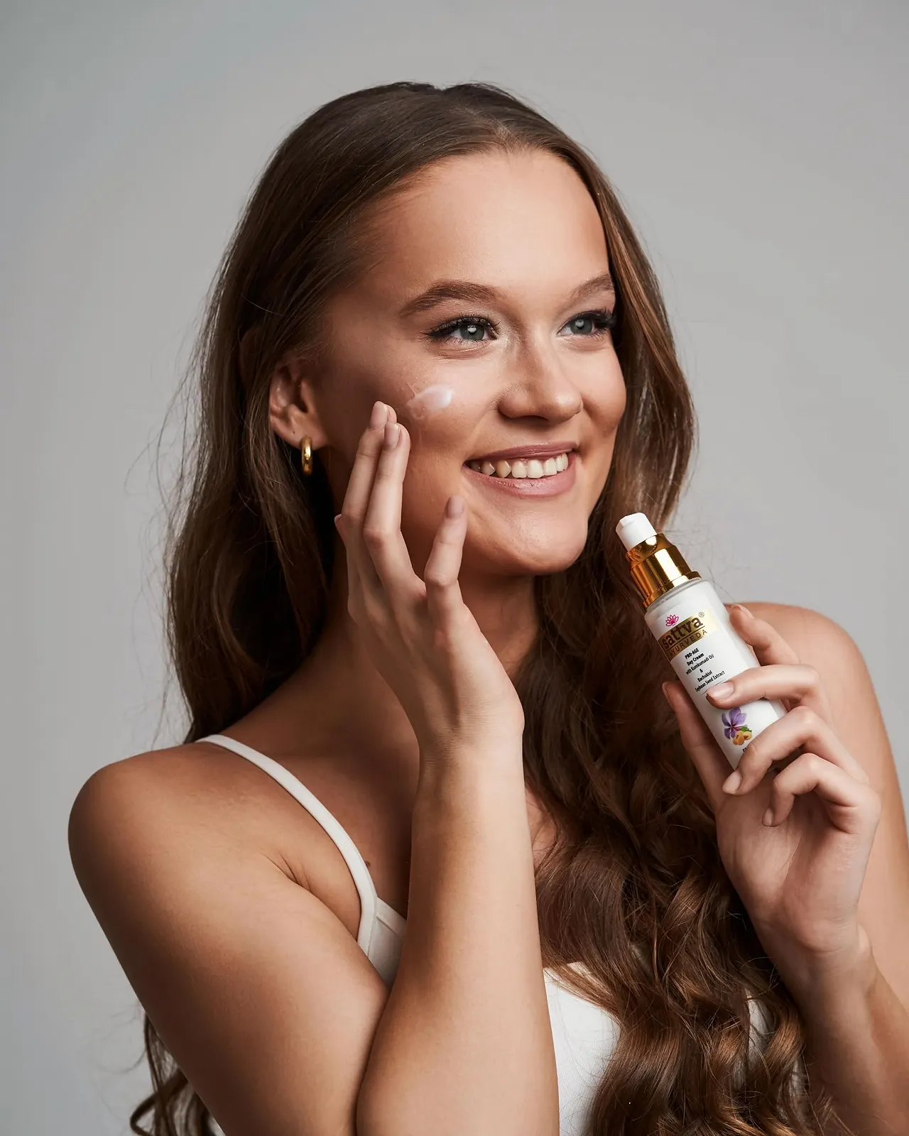 Денний крем для обличчя Sattva Pro-Age проти зморшок з олією кумкумаді Anti-Ageing Moisturiser, фото №4