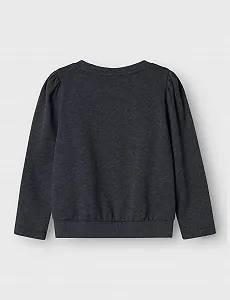 Свитшот NAME IT Nmfvima LS Nreg Sweat Bru для девочек synthetic.ua - Фото 1