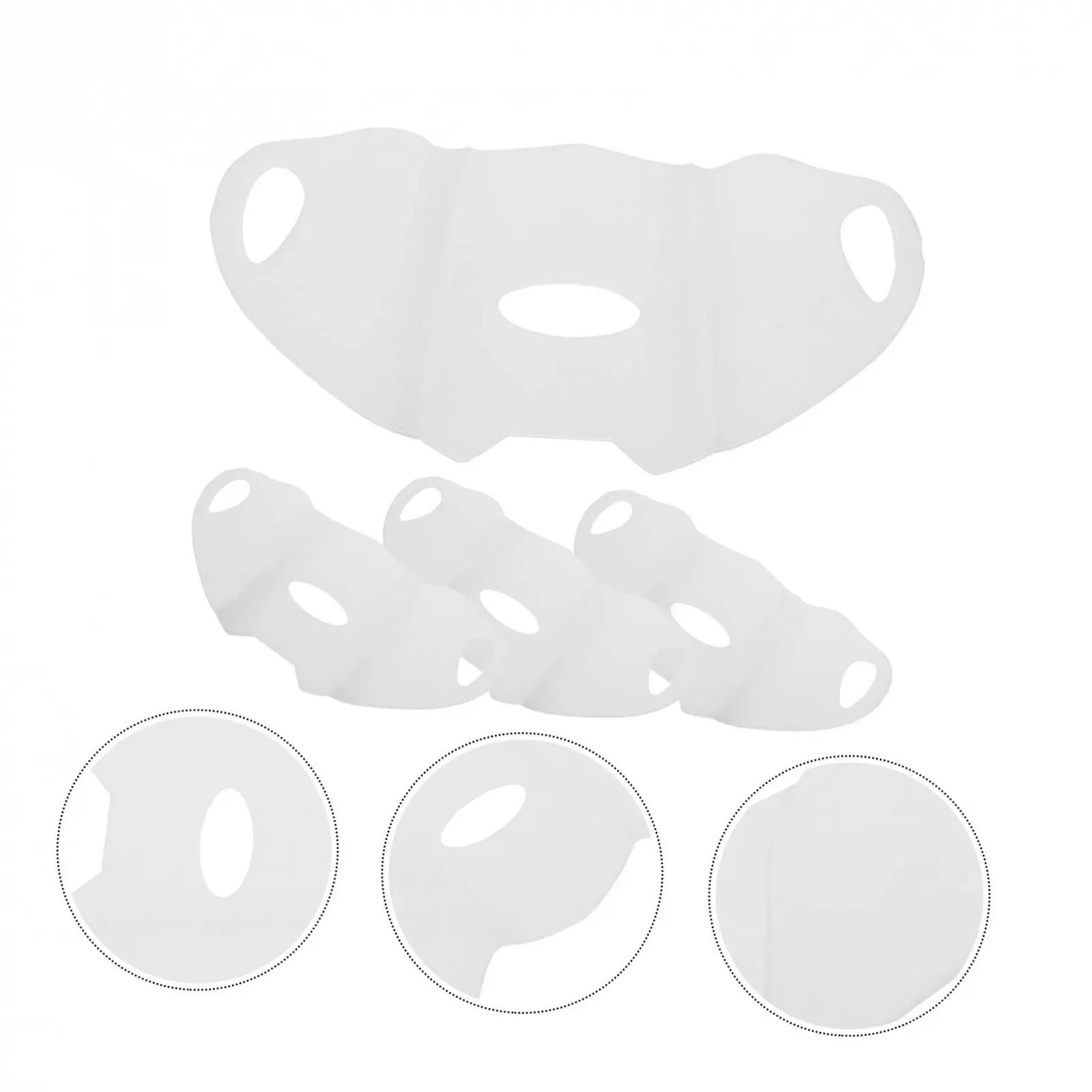 Гелева маска для обличчя Healvian, 4 шт., еластична, охолоджуюча, захист від УФ-променів, фото №5