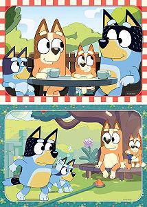 Дитячий пазл Ravensburger 12004111 Bluey 2 x 12 деталей 3+ synthetic.ua - Фото 1