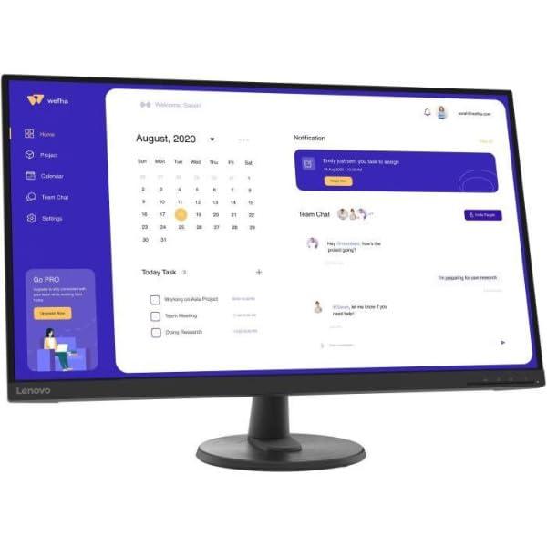 Монитор Lenovo D32u-40 31.5 дюйма 4K 3840 x 2160 60Hz 250 нит 4мс HDMI DisplayPort Черный, фото №4